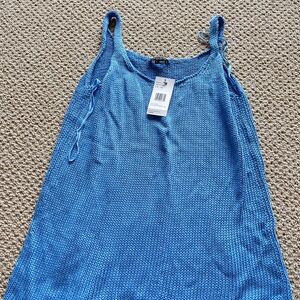 Lafayette 148 Blue Knit Women's Coverup